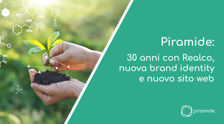 Piramide Ambiente 30 anni con Realco nuova brand identity e nuovo sito web