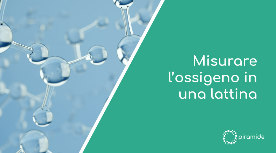 Piramide Ambiente misurare ossigeno in una bottiglia